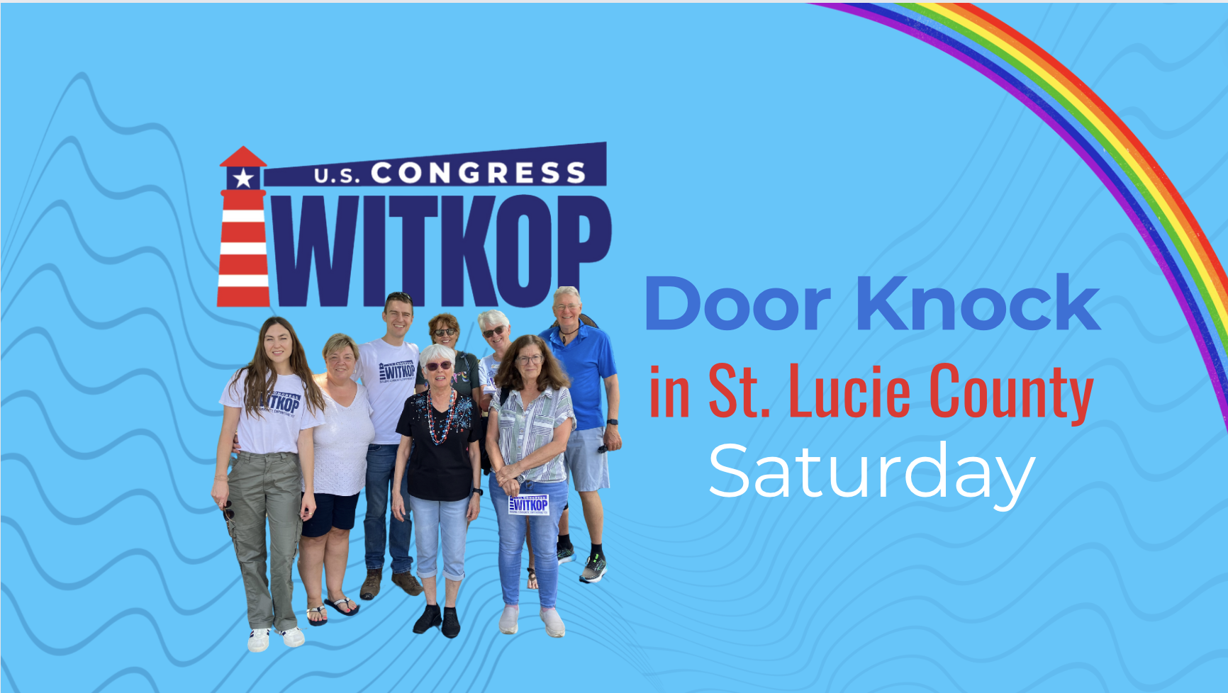 Canvass with Team Witkop + St. Lucie Democrats 🌈 in St. Lucie